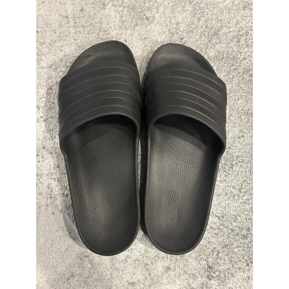 Adidas Adilette Shower Slides Mens Core Black Three Stripe Sandals GZ5922